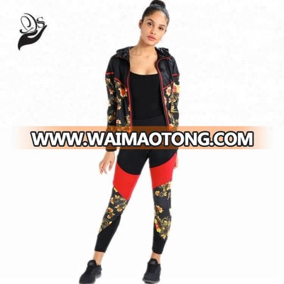 2018 Latest Design Printing Women Sporting Outer Tracksuit