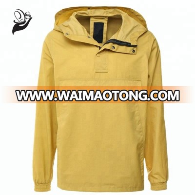 New Fashion Men Long Light Jackets Overhead Windbreaker