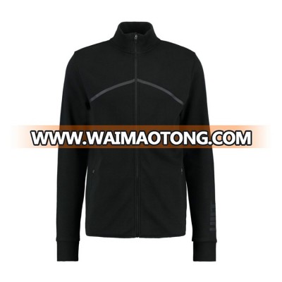 Black Long Sleeve Sport Jacket For Men