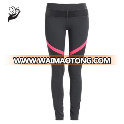 quick dry girl sporting pants polyester nylon spandex Gym out fitness leggings